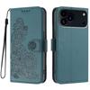For iPhone 17 Pro Max Phone Cases Mandala Flower Leather Wallet Mobile Cover with Strap