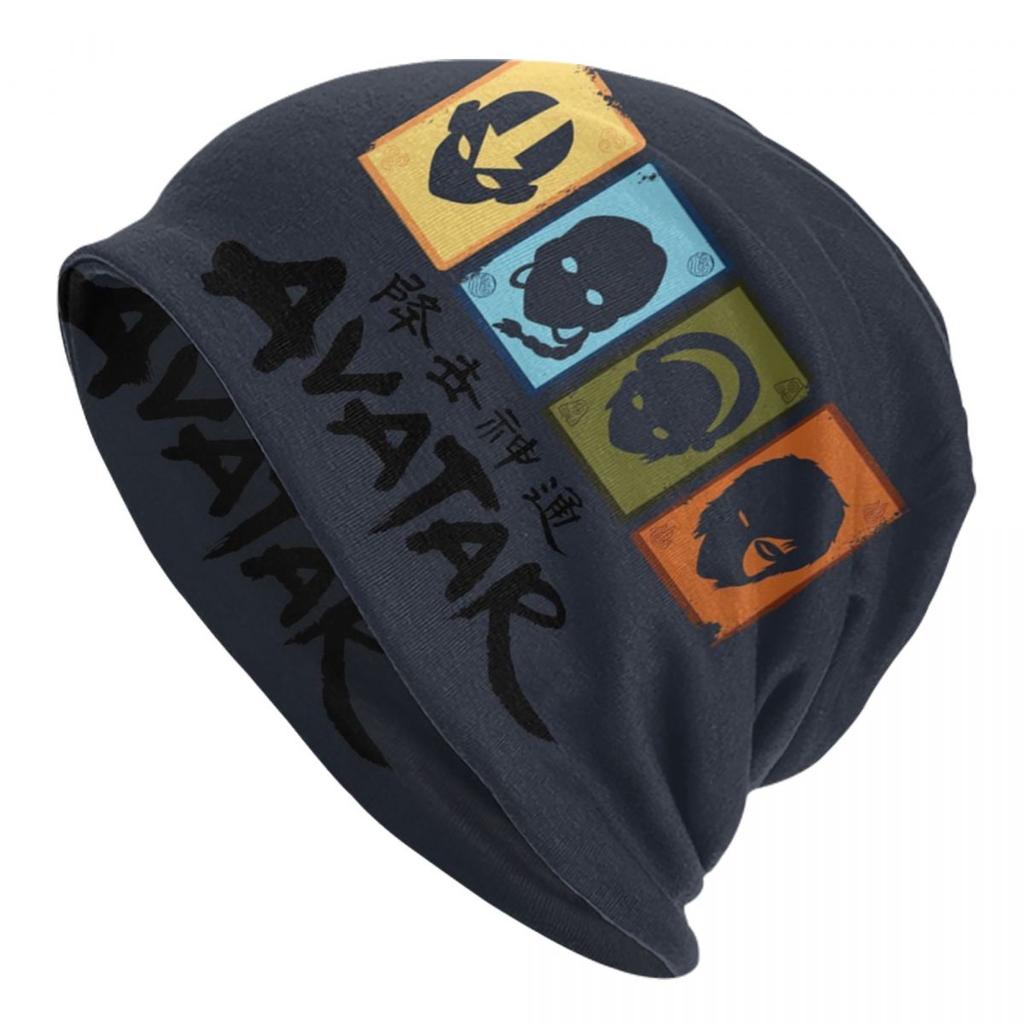 Мультфильм Last Airbender Skullies Шапки Шапки Унисекс Женщины Унисекс Прохладная зимняя теплая вязаная шапка для взрослых Аватар Аанг Стрела Капот Шапки