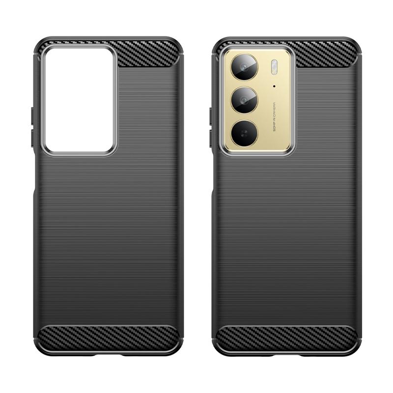 Для Realme 14X чехол OPPO Realme 14X Capas новый бампер из углеродного волокна для телефона задняя броня противоударный мягкий TPU Fundas Realme 14X