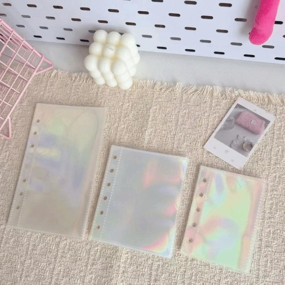 Многочисленные карманы Прозрачные листы Папка для DIY Альбом для фотографий Сменные страницы 4 отверстия 4 кольца Карта Марка Штамп Штамп для вырезания Хранение ювелирных изделий