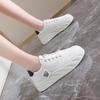 White Shoes Women's New Autumn Thick Bottom Women's Shoes Students All-Match Sports Casual Borad Shoes Fashion