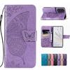 Butterfly Pattern Leather Flip Wallet Case For Huawei P30 P40 Honor X8 5G 70 X7B X8B X9B X7A X8A X6 X9C X7C 90 20 200 400 Lite Nova 9 12S 10 11 Cover