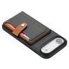For iPhone Air Case Calf Texture Card Holder PU Leather+TPU Kicsktand Phone Cover