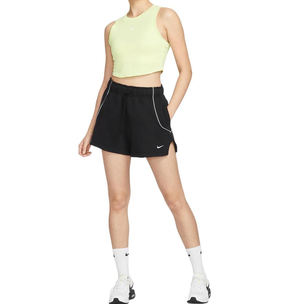 Nike Спортивная одежда SS24 Мягкие, приятные для кожи, дышащие, влагоотводящие повседневные шорты Женские шорты Черные FN2298-010