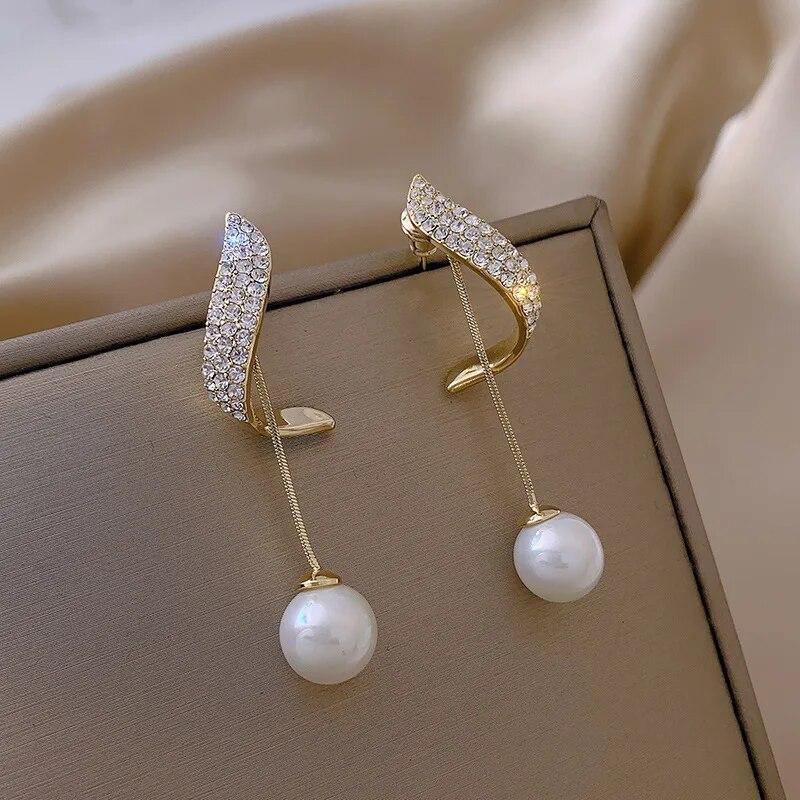 BLINGBAY женские изысканные серьги-гвоздики с цветочным цирконом женские серьги-гвоздики с геометрическим узором в форме листьев и стразами для девочек вечерние украшения на день рождения, Рождество, подарок