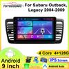Для Subaru Outback, Legacy 2004-2009 Навигация GPS Android Автомагнитола Мультимедийный Плеер Стерео wifi+4G Carplay Авто Видео