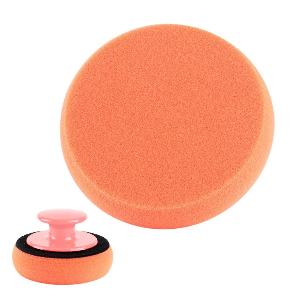 Car Sponge - Applicator with Handle, High Density Sponge Polishing Sponge, Car