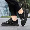 Children's Fashionable and Convenient Velcro Casual Sports Shoes Thick Soled Height Increasing Casual Board Shoes White Shoes