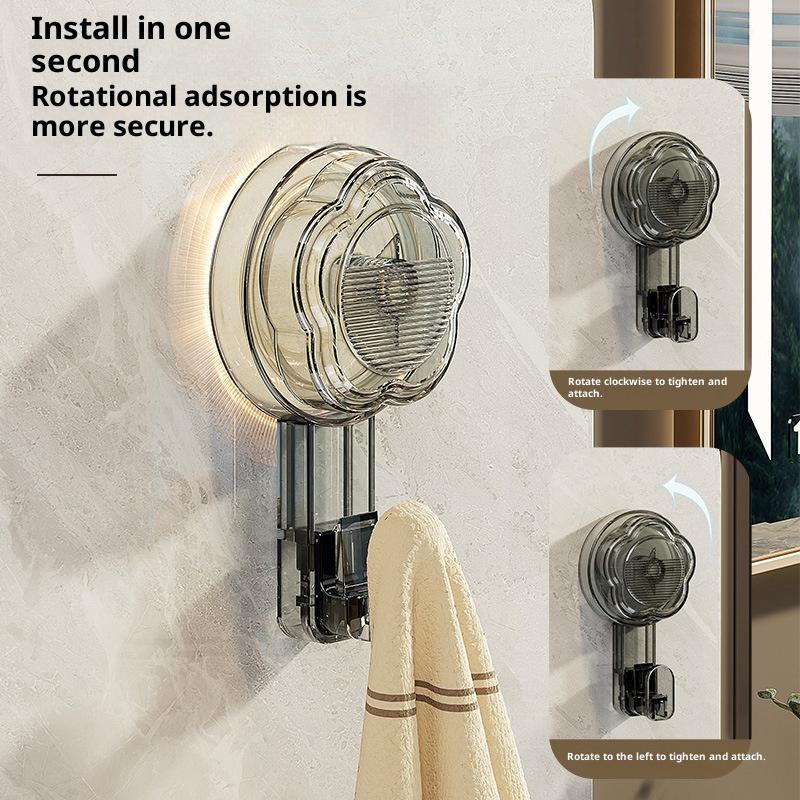 Модные крючки-присоски в форме цветка, вакуумные, многоразовые, для душа, сверхпрочные, крючок для одежды, не оставляющий следов