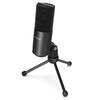 FIFINE XLR Condenser Microphone Unidirectional Microphone with Microphone Stand for Gaming Voice Chat Distribution Recording Telework Home Work