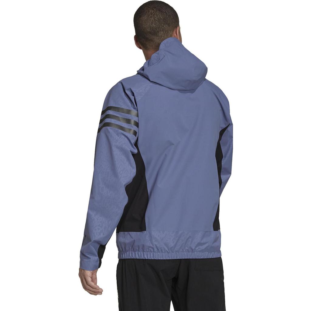 adidas Куртки Мужские Синие С Капюшоном Умеренные Другие GQ3705