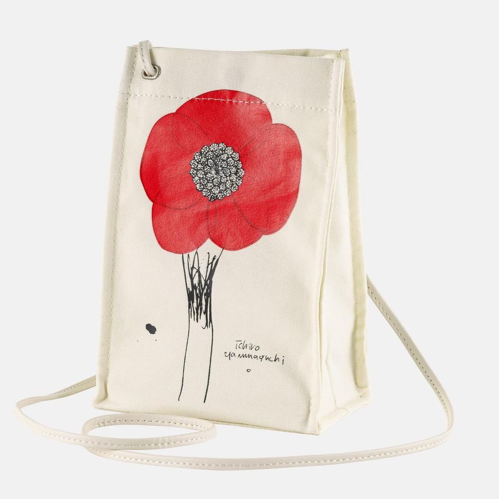 Hobonichi Hanging Drawer Pouch, Ichiro Yamaguchi HANA AKA