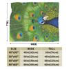 Peacock Personalized Warm Gift An UltraSoft Micro Fleece Blanket