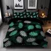 Three-Piece Plant Flower Quilt Set 3D Digital Printing Bedding Kit