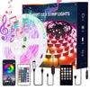 5V 5050RGB Colorful Music Rhythm Light Strip with Voice Control
