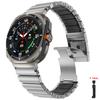 Титановый ремешок для Samsung Galaxy Watch 8 44 мм 40 мм 8 Classic 46 мм Браслет Металлический деловой ремешок для Galaxy Watch Ultra 2025