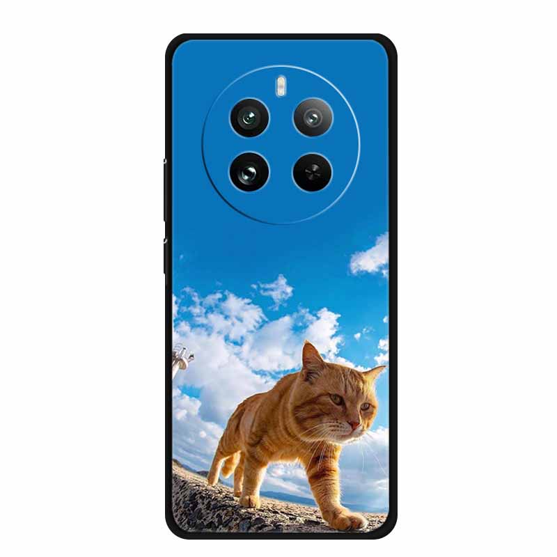 Для Realme 12 4G Чехол Realme12 5G Силиконовый Расписной ТПУ Милый Чехол для Realme 12 Pro 5G Обложка Realme 12 Pro+ Funda Realme12 Plus