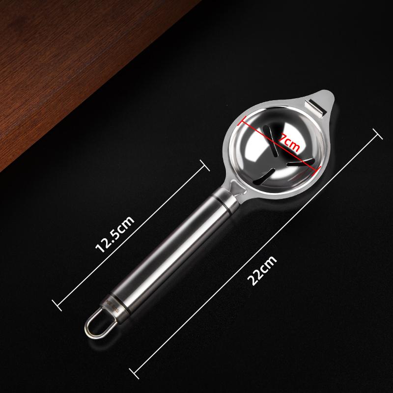 Egg White Separator Stainless Steel Tools Eggs Yolk Filter Gadgets Kitchen Accessories Separating Funnel Spoon Divider Utensils