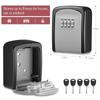 Outside Lock Box 4 Digit Security Lock Boxes Upgrade Key Lock Box  Home