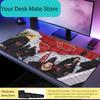 Anime NARUTO Akatsuki Mousepad Large Desk Mat Keyboard Ergonomic Office Rubber PC Non-slip Anti-fray Home Custom Game