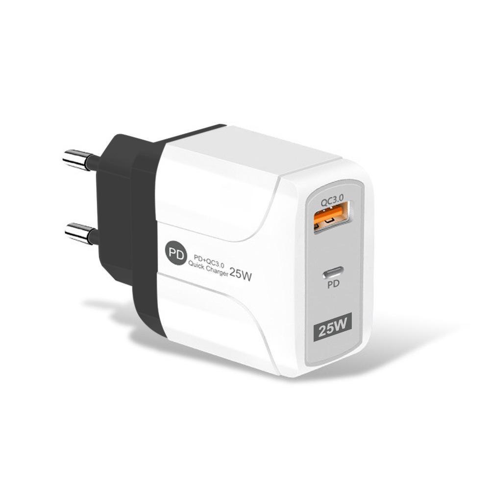 Зарядное устройство PD33W QC3.0 GaN: 9В/12В, 65Вт, Многопортовый, Европейский Стандарт, Адаптер Быстрой Зарядки