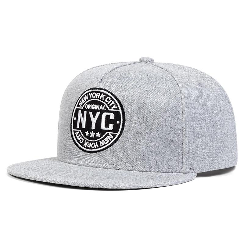 Унисекс Кепки Hip-hop с вышивкой букв NEW YORK CITY, Регулируемые повседневные бейсболки для улицы, Шляпа от солнца