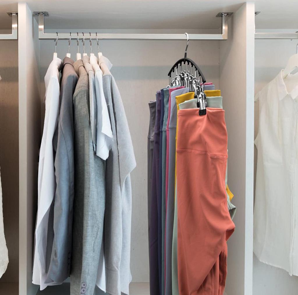 Stainless Steel Multi-Clip Clothes Hanger for Socks & Underwear