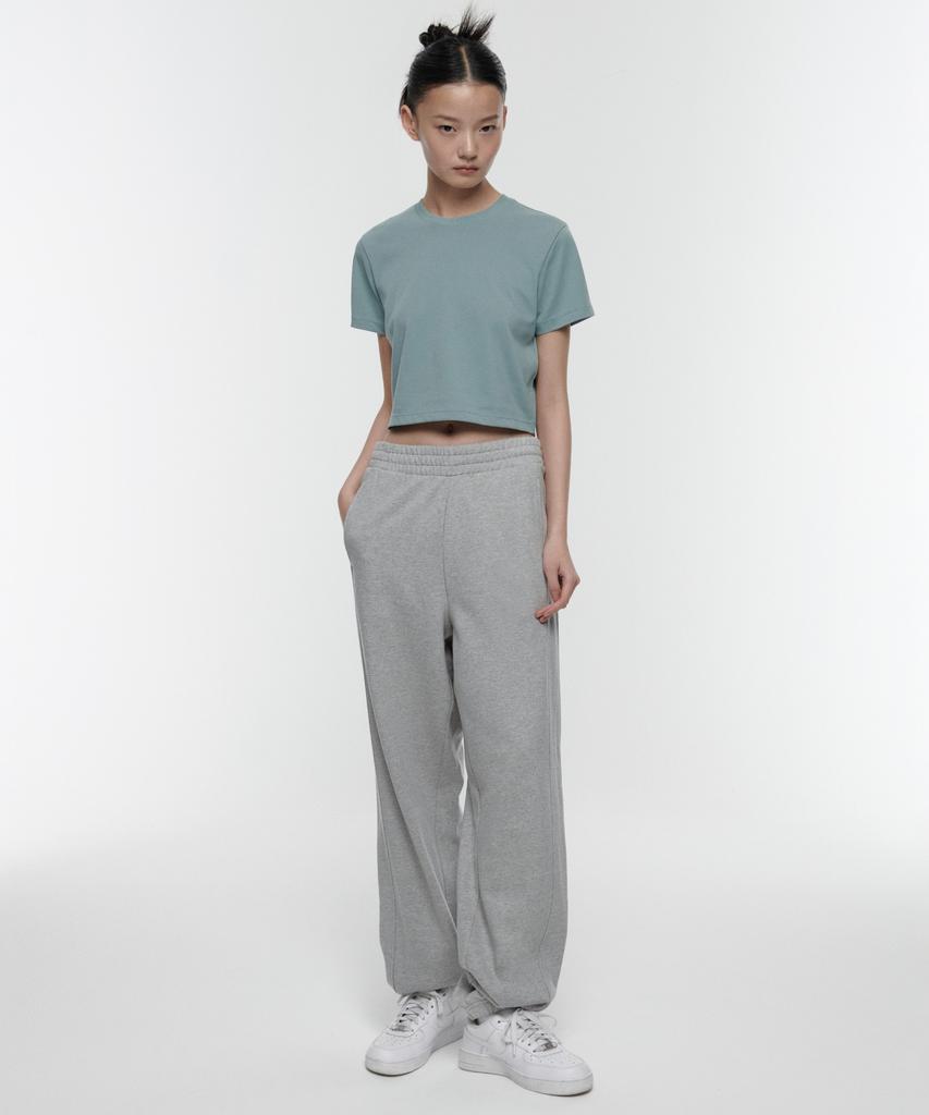 MUSINSA STANDARD WOMAN Women'S Wide Sweatpants [Medium Grey]