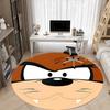 1PC Looney Tunes Cartoon Office Round Area Rug, Indoor Mat Suitable For Office, Under Office Chairs Bedroom Living Room Home Decor DT1212046