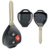 Case Key Shell 3 Button for Toyota Rav4 Auris