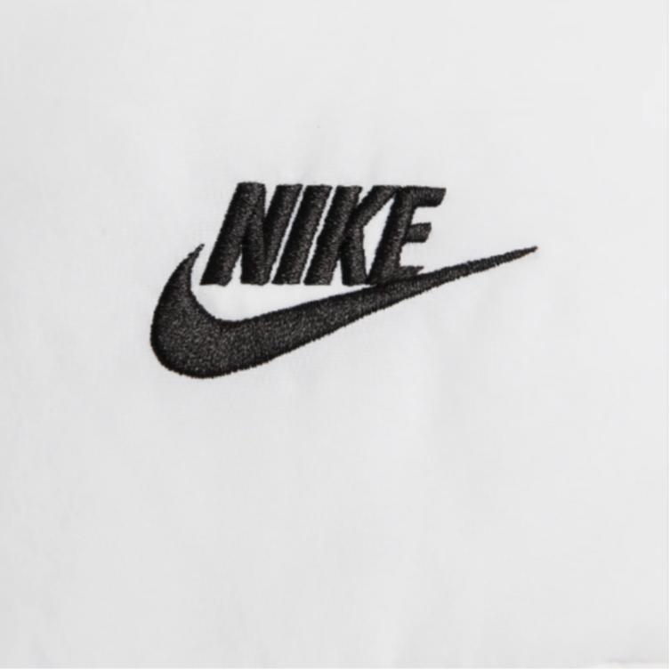 Nike Куртка свободного покроя с капюшоном Therma-Fit с буквенным принтом, на молнии, с длинным рукавом, женские куртки белого цвета FB7672-100