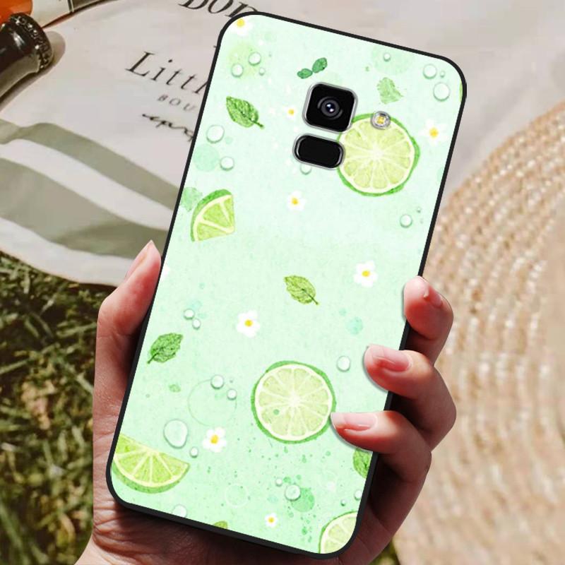 Для Samsung Galaxy A8 2018 A530 A530F Чехол Силиконовый Мягкий ТПУ Чехол для телефона Для Samsung A8 Plus 2018 A730 A730F Чехол Черный Coques