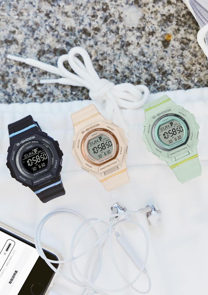Часы оснащены Bluetooth и используют биопластик Розовый [Casio] G-Shock [] GMD-B300-4JF Женский