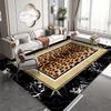 Modern Leopard Skin Luxury Carpet Large Area Living Room Mat Non-slip Bedroom Decoration Rug Washable Coffee Table Lounge Rug