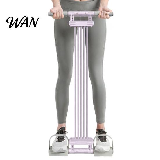 Exercise Resistance Bands Pedal Band with Handle, Adjustable Abdomen Waist Arm Legs Strength Training Workout Band, Sit-Up Tension Rope Ankle