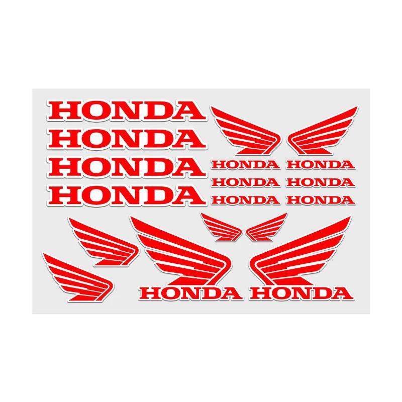 AAADK1 Stickers Moto Sticker Auto Body Bumper For Honda Windows Motorcycle Helmet Laptop Walls Vinyl Decal Car Tuning