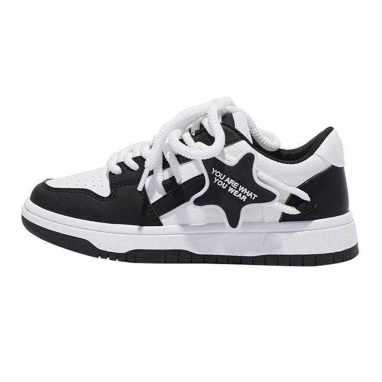 Женские модные кроссовки, уличные противоскользящие кроссовки из искусственной кожи, повседневные легкие кроссовки на толстой подошве для скейтбординга, прогулочные туфли на плоской подошве для женщин