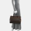 [Pre-Owned] Speedy 30 Checkered Zipper Closure Coated Canvas With Leather Trim Handbag - Good #1AYVPJP
