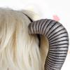 Goat Horn Headband Gothic Devil Horns Hair Hoop Halloween Dress Up Hair Accessories for Halloween Party Cosplay Events