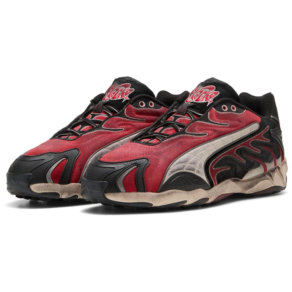 Puma Inhale Og A$AP Rocky Потертый Набор Черный Поп Красный 402453-01