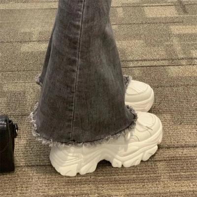 Женские модели кроссовок «папины кроссовки» увеличивают рост, весенние новые универсальные кроссовки на толстой подошве для невысоких женщин