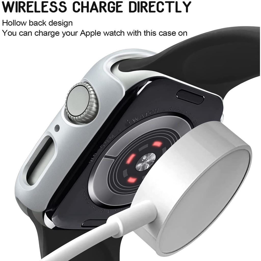 Стеклянный чехол для корпуса Apple Watch 45 мм, 41 мм, 44 мм, 40 мм, 42 мм, 38 мм, аксессуары для iWatch, защитная пленка для экрана, аксессуары для Apple Watch серии 3, 4, 5, 6 SE 7