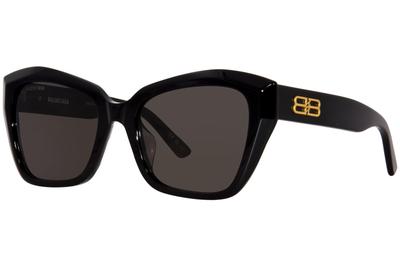 Женские солнцезащитные очки Balenciaga Asian BB0273SA, посадка, 001, черный/серый