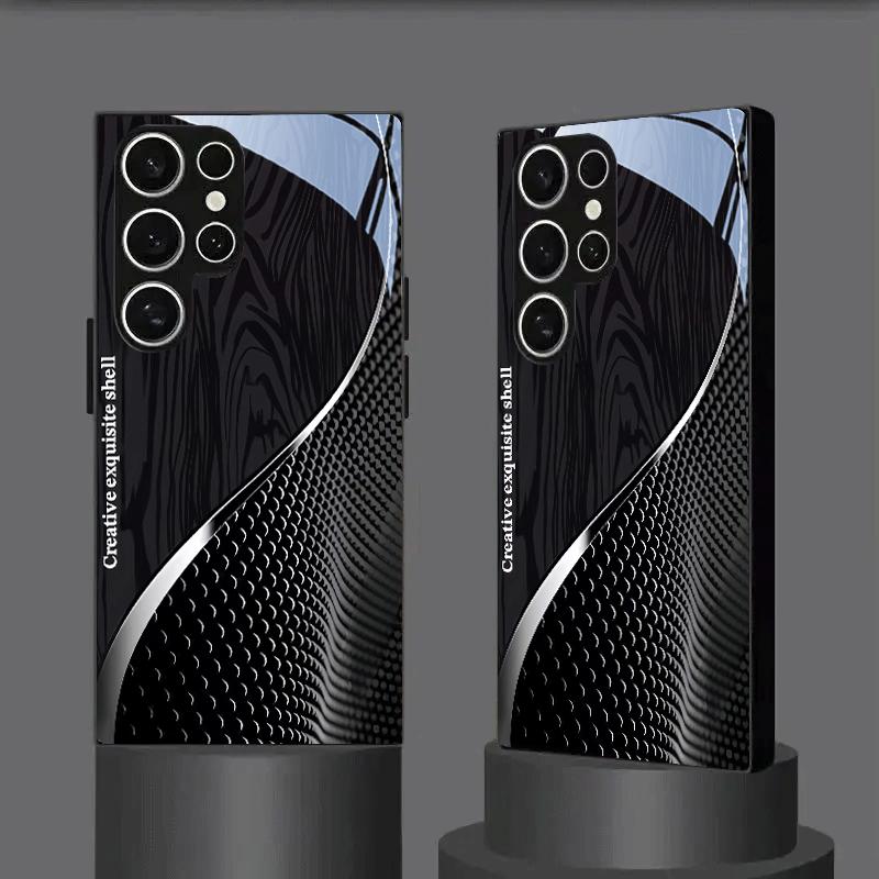Новый креативный модный трендчехол для телефона стекло s25 ultra чехол s26 ultra для Samsung Galaxy S26 S25 S24 S23 S22 FE Ultra Plus