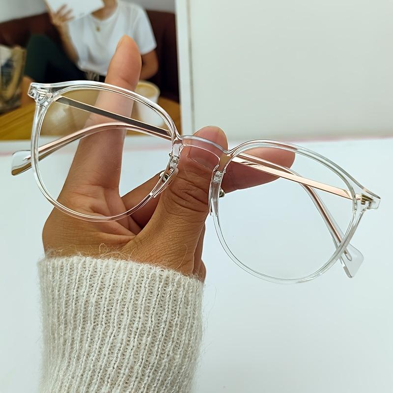 3 шт. Ультралегкие ПК+металл Овальные Маленькие Свежие Очки с защитой от синего света Модные и Высококлассные Унисекс