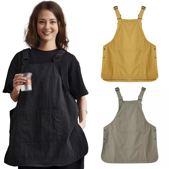 Водонепроницаемый кухонный фартук унисекс жилет стиль фартук бытовая кухонная рабочая одежда для приготовления пищи покраска кофейня