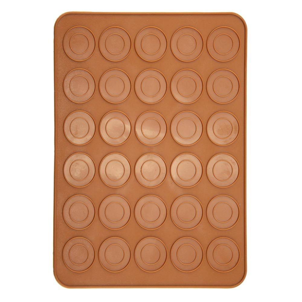 Food Grade Silicone Macaron Baking Mat Non Stick Round Cookie Sheet Home Baking Pastry DIY Dessert