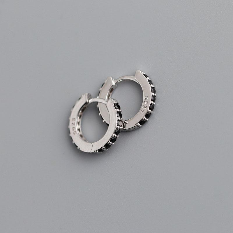 Серьги-кольца из цветного циркония для мужчин, женщин, детей, простые модные серьги