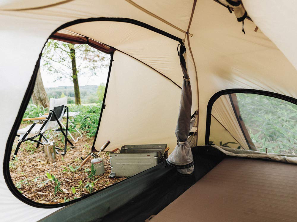 Snow Peak Палатка Minute Dome 1 вмещает 2 человек Серая палатка Solo Duo Outdoor Camping Pro.air SSD-712