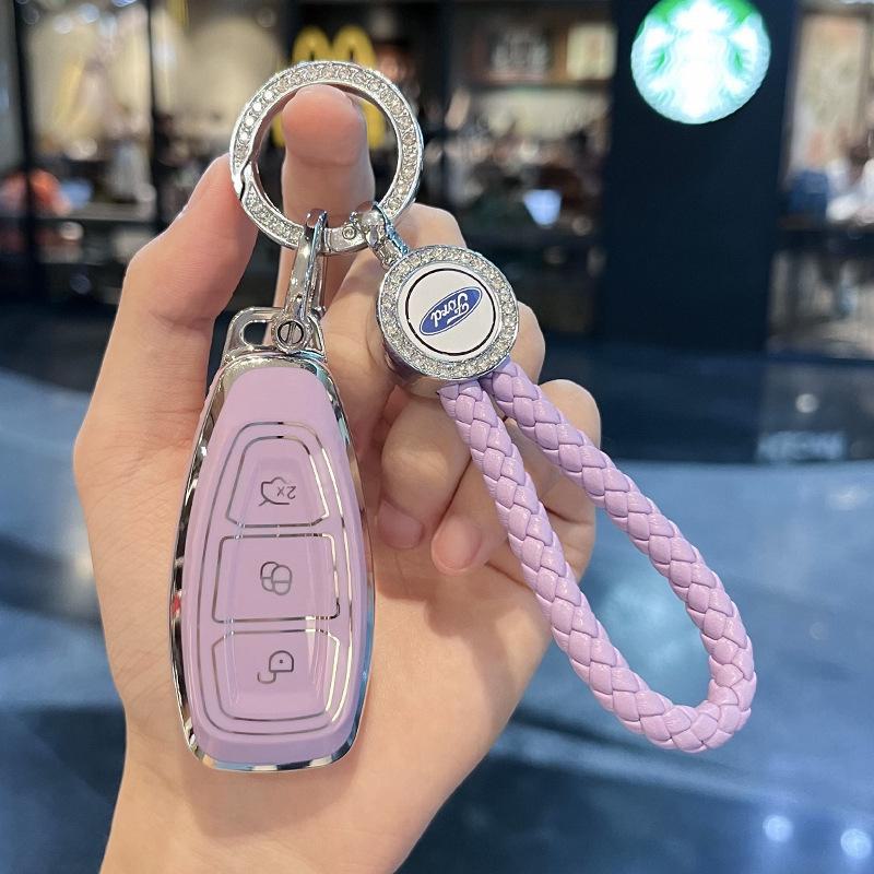 Key Cover Car Shell Buckle for Ford Focus Mondeo Kuga Bo Rui Territory - Fits Multiple Models